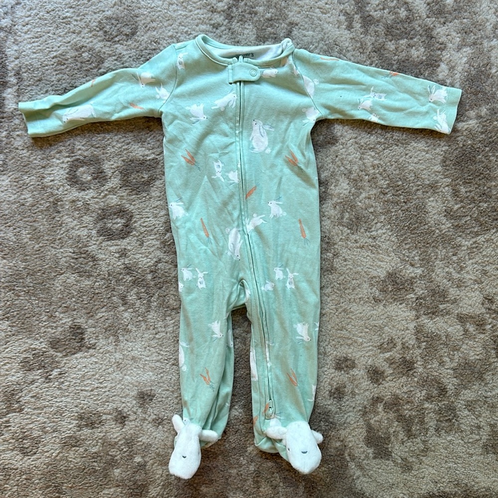 Carters Easter bunny pajamas
